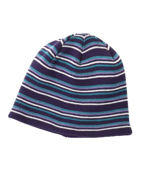 Manhattan Portage（マンハッタンポーテージ）の「Manhattan Portage/マンハッタンポーテージ ビーニー REVERSIBLE KNIT BEANIE MP348（ニットキャップ/ビーニー・メンズ・グレー/ブラック×パープル/ブラウン/ブラック×ホワイト・FREE）」の15枚目の写真