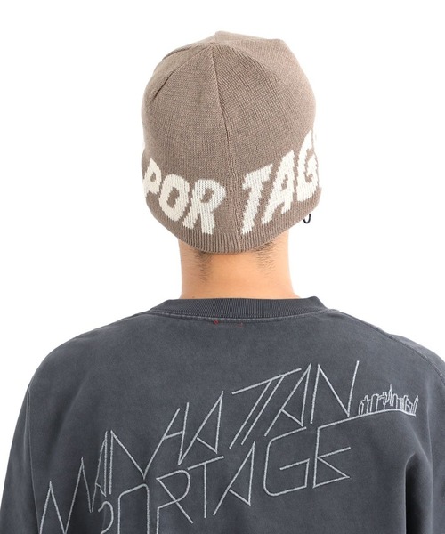 Manhattan Portage（マンハッタンポーテージ）の「Manhattan Portage/マンハッタンポーテージ ビーニー REVERSIBLE KNIT BEANIE MP348（ニットキャップ/ビーニー・メンズ・グレー/ブラック×パープル/ブラウン/ブラック×ホワイト・FREE）」の20枚目の写真