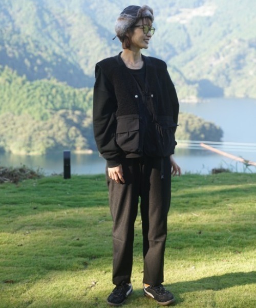 Gramicci（グラミチ）の「[GRAMICCI/グラミチ] 別注 ウールライク エブリデイパンツ（その他パンツ・メンズ・ブラック/チャコールグレー/ブラウン・S/M/L/XL）」の4枚目の写真