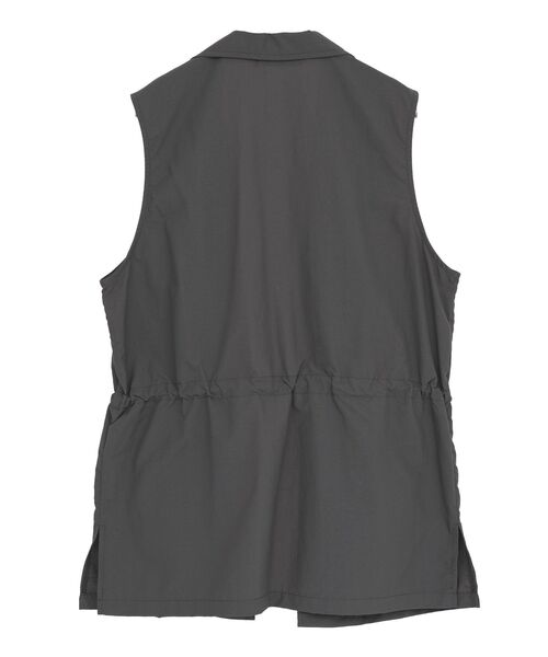 Green　Parks（グリーンパークス）の「ウエストドロストナイロンベスト（ベスト・レディース・カーキ/チャコールグレー・FREE）」の14枚目の写真