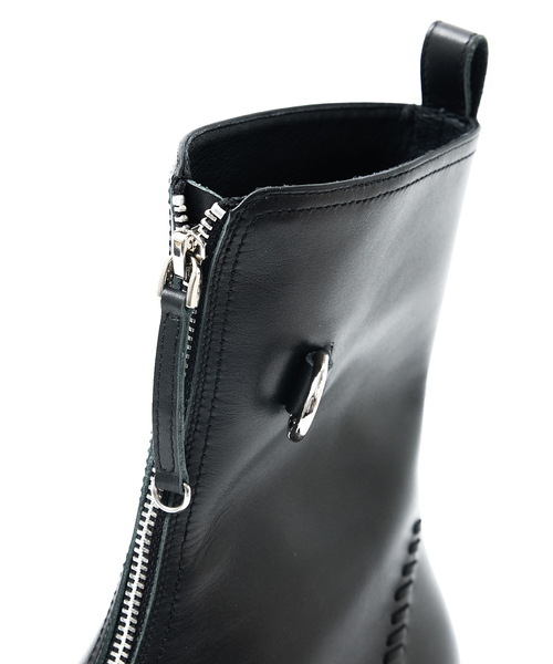 Au BANNISTER（オゥバニスター）の「軽量タンクソール フロントジップブーツ（ブーツ・レディース・ブラック/シルバー/キャメル・35/36/37/38/39）」の4枚目の写真
