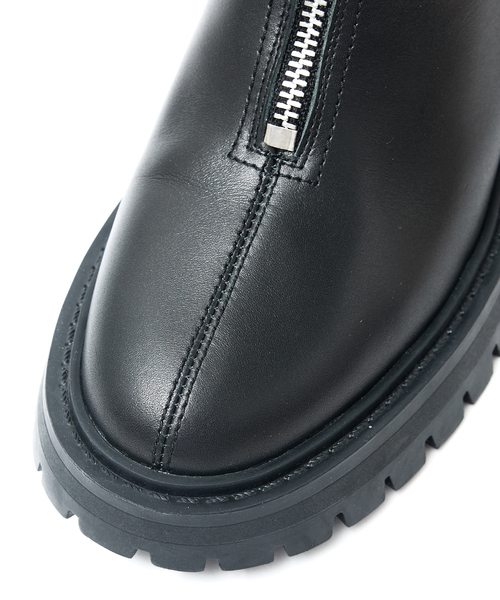 Au BANNISTER（オゥバニスター）の「軽量タンクソール フロントジップブーツ（ブーツ・レディース・ブラック/シルバー/キャメル・35/36/37/38/39）」の5枚目の写真