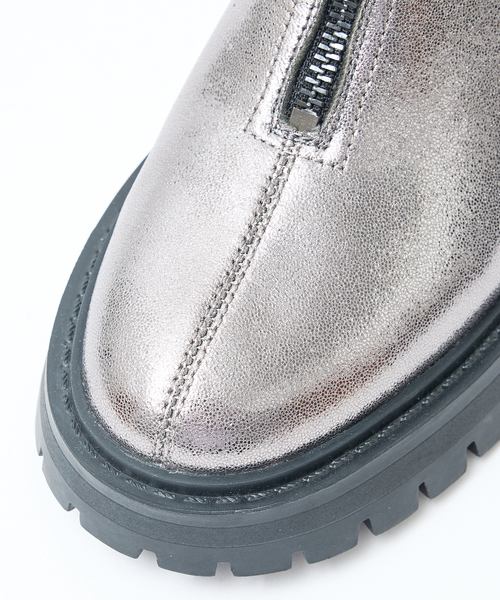 Au BANNISTER（オゥバニスター）の「軽量タンクソール フロントジップブーツ（ブーツ・レディース・ブラック/シルバー/キャメル・35/36/37/38/39）」の7枚目の写真