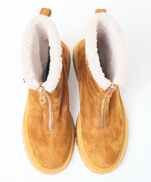 Au BANNISTER（オゥバニスター）の「軽量タンクソール フロントジップブーツ（ブーツ・レディース・ブラック/シルバー/キャメル・35/36/37/38/39）」の11枚目の写真