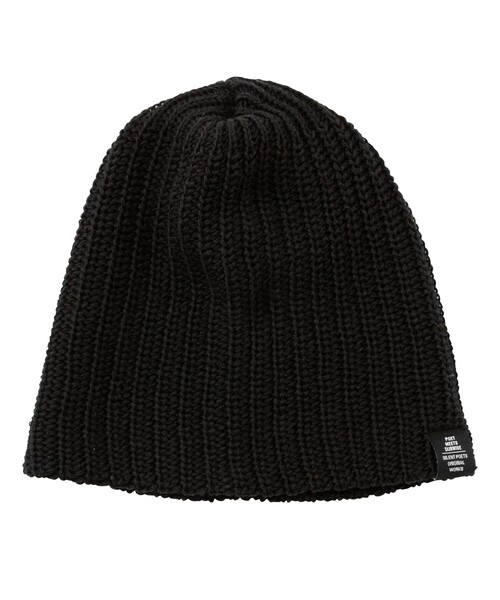 bonjour records（ボンジュールレコーズ）の「POET MEETS DUBWISE/ポエトミーツダブワイズ Beanie（ニットキャップ/ビーニー・レディース・ネイビー/ブラック・FREE）」の2枚目の写真