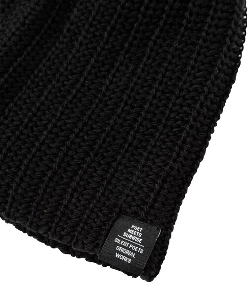 bonjour records（ボンジュールレコーズ）の「POET MEETS DUBWISE/ポエトミーツダブワイズ Beanie（ニットキャップ/ビーニー・レディース・ネイビー/ブラック・FREE）」の3枚目の写真