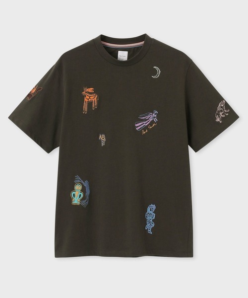 Little Beasts” エンブロイダード Tシャツ【253505 919T】（T