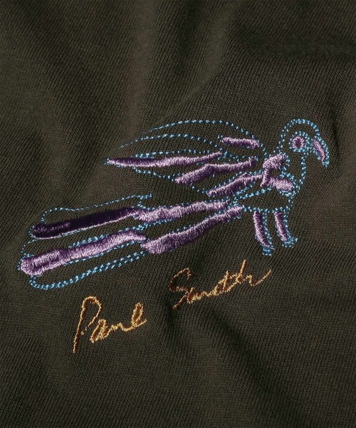 Paul Smith ハンドバッグ　メンズ　レア　エンブロイダード　ポールスミス Little Beasts” エンブロイダード Tシャツ【253505 919T】（T