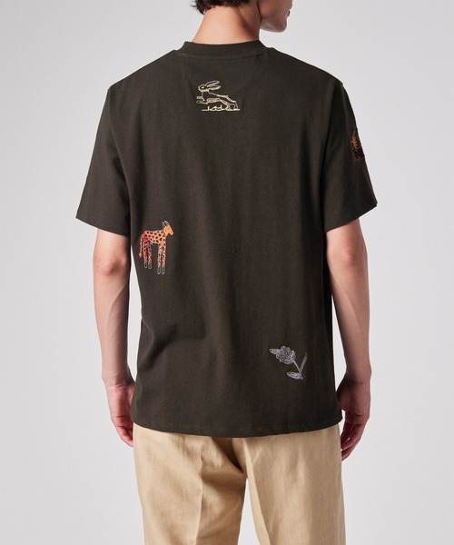 Little Beasts” エンブロイダード Tシャツ【253505 919T】（T