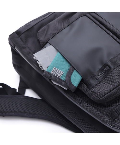 CHROME（クローム）の「［ CHROME / クローム ］AXCEL DAYPACK MD BK_BLACK / アクセル デイパック ミディアム ブラック 耐水 26L バックパック ビジネスバッグ 完全防水ポケット 15インチPC収納（バックパック/リュック・メンズ・ブラック・FREE）」の15枚目の写真