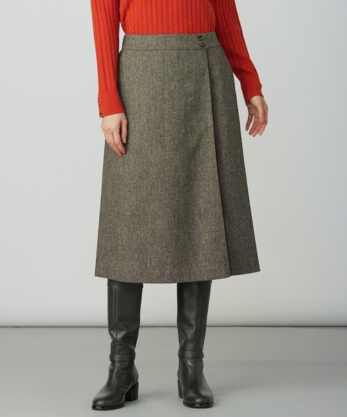 セール】ラメツイード スカート（スカート）｜J.PRESS（ジェイプレス
