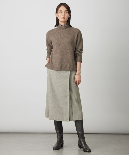 J.PRESS(ジェイプレス)の「ラメツイード スカート(スカート・レディース・ベージュ系/ブラウン系/グレー系・T17/T15/T13)」の12枚目の写真