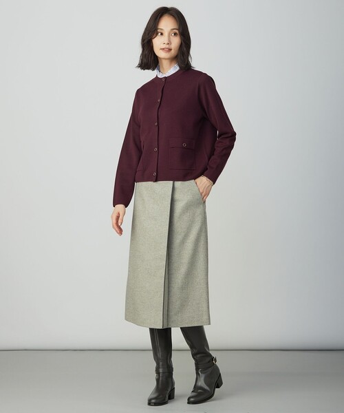 J.PRESS(ジェイプレス)の「ラメツイード スカート(スカート・レディース・ベージュ系/ブラウン系/グレー系・T17/T15/T13)」の15枚目の写真