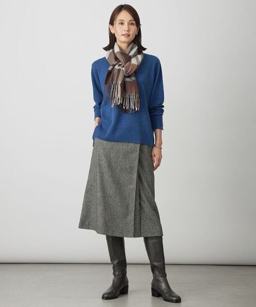 J.PRESS(ジェイプレス)の「ラメツイード スカート(スカート・レディース・ベージュ系/ブラウン系/グレー系・T17/T15/T13)」の19枚目の写真