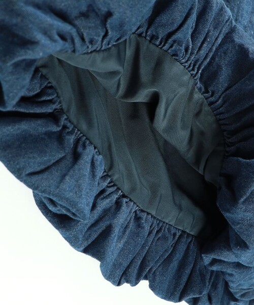 EDWIN（エドウィン）の「【Ou? by EDWIN】デニムバルーンスカート（デニムスカート・キッズ・ブルー・100/90/130/110/150/120/140）」の4枚目の写真