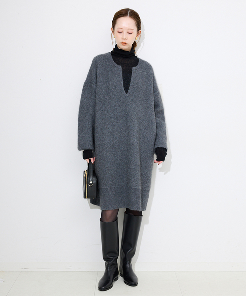 SLOBE IENA(スローブイエナ)の「SLOBE ロングブーツ(ブーツ・レディース・ブラック・23cm/23.5cm/24cm/24.5cm/25cm)」の18枚目の写真