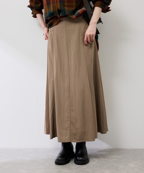 ROPE' PICNIC（ロペピクニック）の「フィブリルマーメイドフレアスカート（スカート・レディース・ワイン/ベージュ/チャコールグレー・S/M）」の14枚目の写真