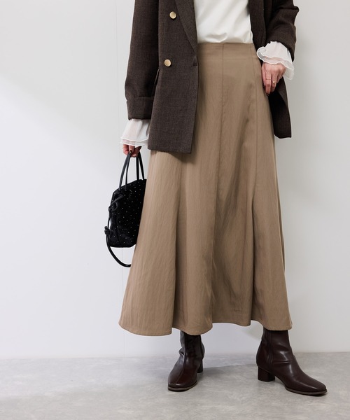 ROPE' PICNIC（ロペピクニック）の「フィブリルマーメイドフレアスカート（スカート・レディース・ワイン/ベージュ/チャコールグレー・S/M）」の21枚目の写真