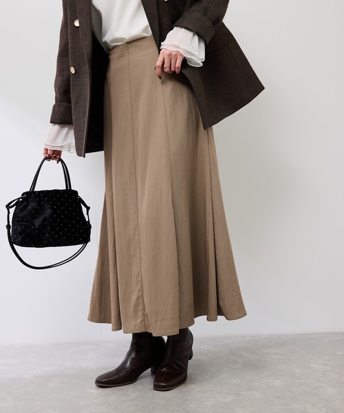 ROPE' PICNIC（ロペピクニック）の「フィブリルマーメイドフレアスカート（スカート・レディース・ワイン/ベージュ/チャコールグレー・S/M）」の22枚目の写真