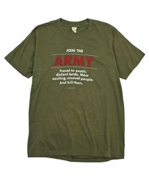 【USED】80’s SCREEN STARS “ARMY” ミリタリー Tシャツ USA製