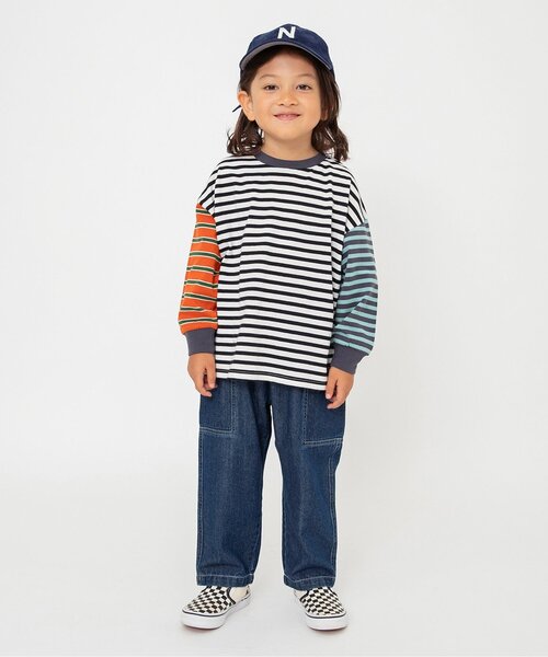 BREEZE（ブリーズ）の「【ジュニア対応】サイドポケットベイカーパンツ（その他パンツ・キッズ・キナリ/ネイビー/その他10・110/100/90/80/140/120/130）」の15枚目の写真