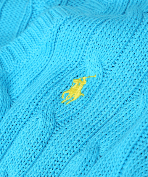 Polo Ralph Lauren ターコイズ セーター POLO RALPH LAUREN（ポロ ラルフ ローレン）の「ケーブル