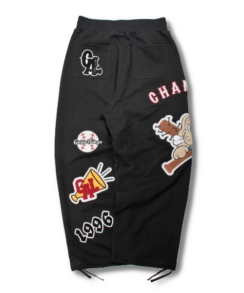 GALFY(ガルフィー)の「GALFY-復活わんわん大学パンツ(スウェットパンツ・メンズ・ブラック/カモフラージュ・XL/L)」の13枚目の写真