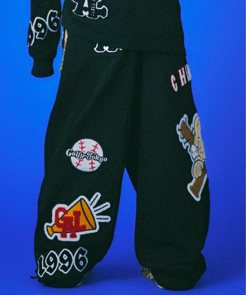 GALFY(ガルフィー)の「GALFY-復活わんわん大学パンツ(スウェットパンツ・メンズ・ブラック/カモフラージュ・XL/L)」の3枚目の写真