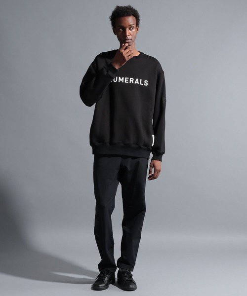 NUMERALS（ヌメラルズ）の「[NUMERALS]ヘビー裏毛スウェット（スウェット・メンズ・カーキ/オフホワイト/ブラック・MEDIUM/LARGE）」の5枚目の写真