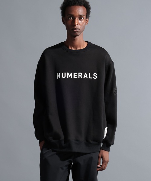 NUMERALS（ヌメラルズ）の「[NUMERALS]ヘビー裏毛スウェット（スウェット・メンズ・カーキ/オフホワイト/ブラック・MEDIUM/LARGE）」の8枚目の写真