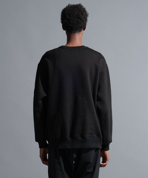 NUMERALS（ヌメラルズ）の「[NUMERALS]ヘビー裏毛スウェット（スウェット・メンズ・カーキ/オフホワイト/ブラック・MEDIUM/LARGE）」の13枚目の写真