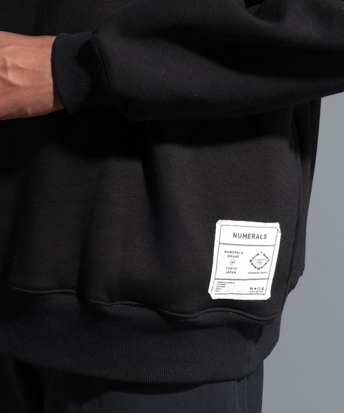 NUMERALS（ヌメラルズ）の「[NUMERALS]ヘビー裏毛スウェット（スウェット・メンズ・カーキ/オフホワイト/ブラック・MEDIUM/LARGE）」の16枚目の写真