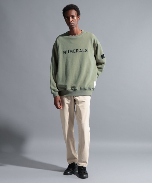 NUMERALS（ヌメラルズ）の「[NUMERALS]ヘビー裏毛スウェット（スウェット・メンズ・カーキ/オフホワイト/ブラック・MEDIUM/LARGE）」の22枚目の写真