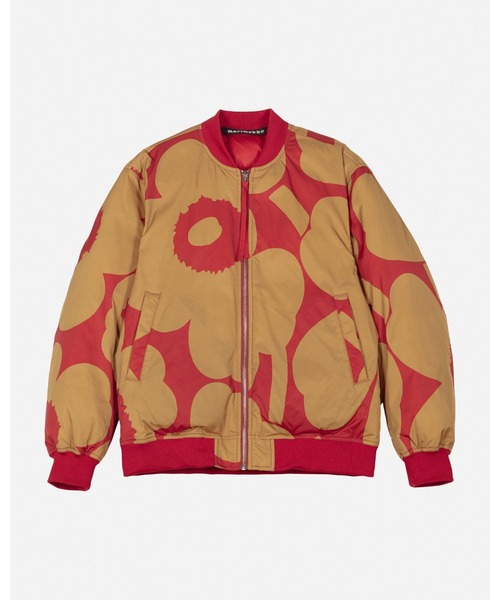 marimekko（マリメッコ）の「【一部店舗・オンラインストア限定】Blossa Unikko / padded coat（ダウンジャケット/コート・レディース・レッド・X-SMALL/MEDIUM）」の5枚目の写真