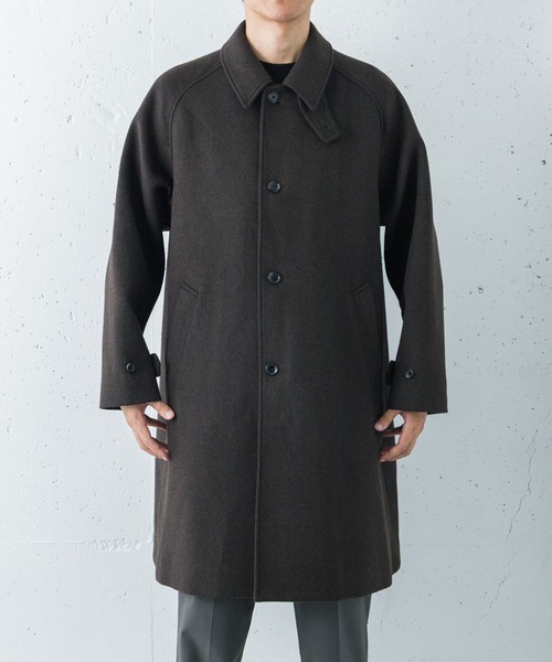 【美品】Wool/Check bal collar short コート WOOL BAL COLLAR COAT（ステンカラーコート）｜URBAN RESEARCH
