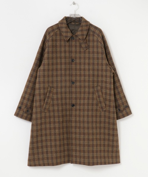 【美品】Wool/Check bal collar short コート WOOL BAL COLLAR COAT（ステンカラーコート）｜URBAN RESEARCH