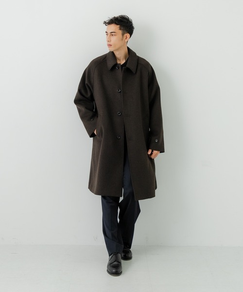 【美品】Wool/Check bal collar short コート WOOL BAL COLLAR COAT（ステンカラーコート）｜URBAN RESEARCH
