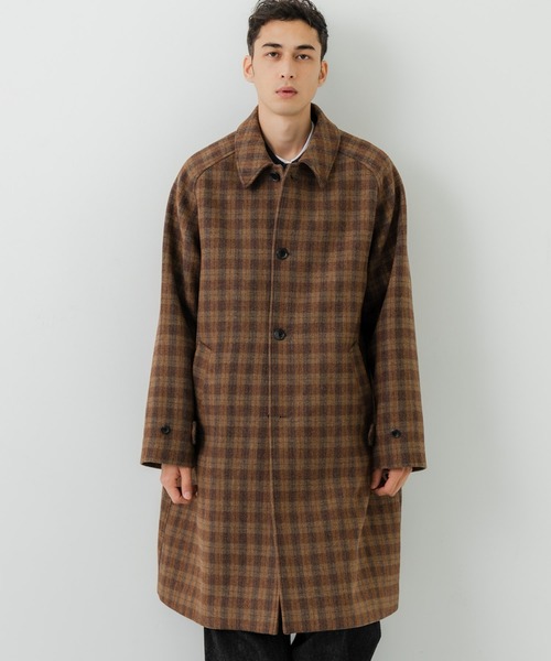 【美品】Wool/Check bal collar short コート WOOL BAL COLLAR COAT（ステンカラーコート）｜URBAN RESEARCH