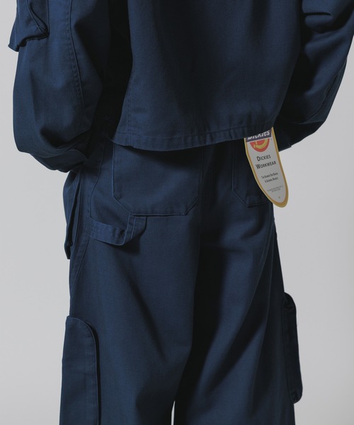 FACETASM（ファセッタズム）の「FACETASM/ファセッタズム×Dickies/ディッキーズ CARGO PANTS カーゴパンツ ワイドパンツ（カーゴパンツ・メンズ・オレンジ/ネイビー/ベージュ・5/4/3）」の15枚目の写真