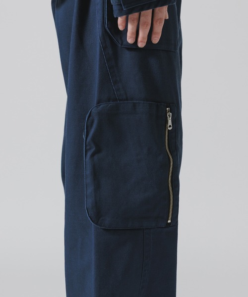 FACETASM（ファセッタズム）の「FACETASM/ファセッタズム×Dickies/ディッキーズ CARGO PANTS カーゴパンツ ワイドパンツ（カーゴパンツ・メンズ・オレンジ/ネイビー/ベージュ・5/4/3）」の17枚目の写真