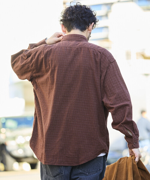 セール】HINSON/ヒンソン レギュラーカラー ロングスリーブ フランネル