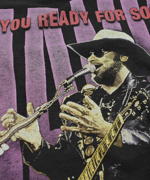 LABORATORY R(ラボラトリーアール)の「【USED】90’s Fruit of the Loom “Hank Williams Jr” バンド Tシャツ(Tシャツ/カットソー・メンズ・ブラック・LARGE)」の3枚目の写真