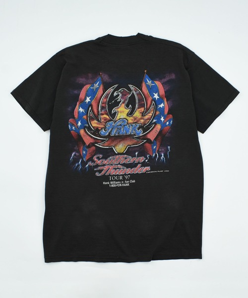 LABORATORY R(ラボラトリーアール)の「【USED】90’s Fruit of the Loom “Hank Williams Jr” バンド Tシャツ(Tシャツ/カットソー・メンズ・ブラック・LARGE)」の12枚目の写真