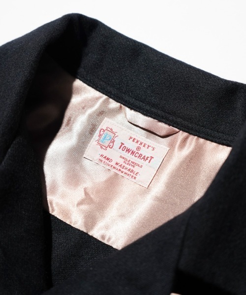 TOWNCRAFT(タウンクラフト)の「TOWN CRAFT タウンクラフト / 50S W-F LOOPCOLLAR SHIRT(シャツ/ブラウス・メンズ・ブラック系1・MEDIUM/LARGE)」の2枚目の写真