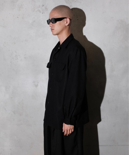 TOWNCRAFT(タウンクラフト)の「TOWN CRAFT タウンクラフト / 50S W-F LOOPCOLLAR SHIRT(シャツ/ブラウス・メンズ・ブラック系1・MEDIUM/LARGE)」の11枚目の写真
