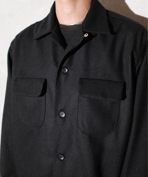 TOWNCRAFT(タウンクラフト)の「TOWN CRAFT タウンクラフト / 50S W-F LOOPCOLLAR SHIRT(シャツ/ブラウス・メンズ・ブラック系1・MEDIUM/LARGE)」の14枚目の写真