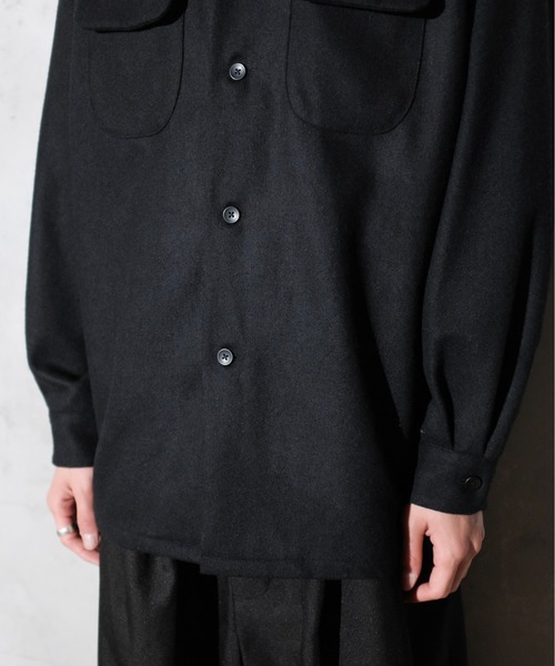TOWNCRAFT(タウンクラフト)の「TOWN CRAFT タウンクラフト / 50S W-F LOOPCOLLAR SHIRT(シャツ/ブラウス・メンズ・ブラック系1・MEDIUM/LARGE)」の15枚目の写真