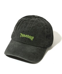 THRASHER | 【THRASHER/スラッシャー】アソート ヴィンテージライク ロゴ刺繍 6パネル ベースボールキャップ(キャップ)