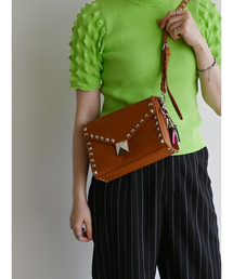 【cheek/チーク】studs shoulder/ショルダーバッグ/クラッチバッグ/ユニセックス【WEB限定】
