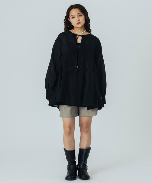ROSE BUD(ローズバッド)の「DOUBLE TUCK SHORT(その他パンツ・レディース・グレー/ブラウン・M/S)」の14枚目の写真